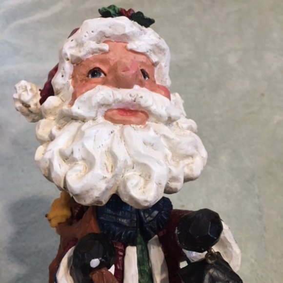 Christmas Santa Bobble Head In Original Box 9" - Picture 9 of 13